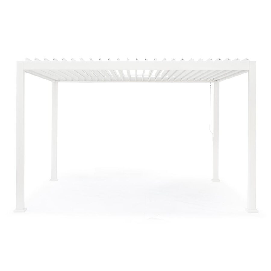 Pergola Pacific 3x4 alluminio bianco - immagine 7